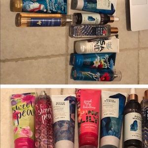 frosted coconut spray and lotion